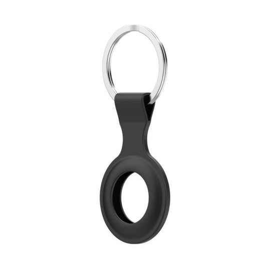 Buy AirTag Silicone Protective Cases on Convenient Keyrings - This inexpensive silicone case on a convenient keyring lets you attach your AirTag to just about anything. Just slip the AirTag inside; the Apple logo will still be visible. The ring is truly designed for keys, but you might be able to slide it onto another very thin item. at Sacred Remedy Online