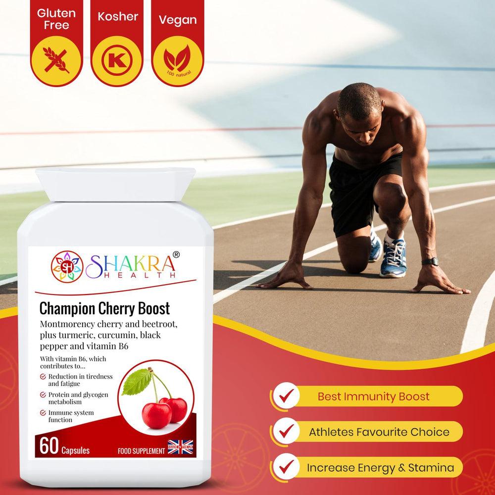 Buy Champion Cherry Boost | Shakra Health - Science & Spirituality - at Sacred Remedy Online