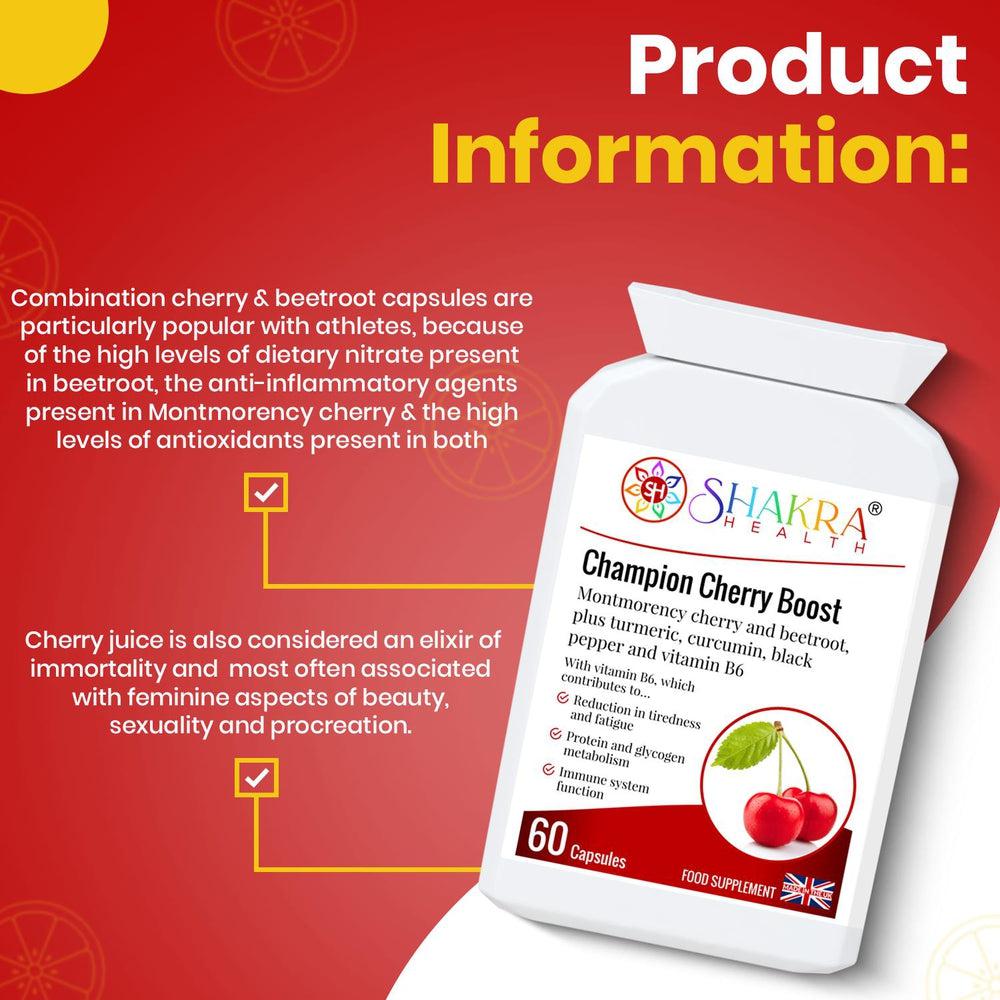 Buy Champion Cherry Boost | Shakra Health - Science & Spirituality - at Sacred Remedy Online