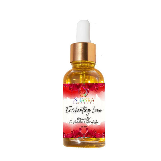 Buy Enchanting Love Ritual Massage Oil | Vegan, Organic, Natural Blend - A powerful and beautifully aromatic magical oil for all works and endeavors related to love, vitality, and passion. You will be able to see the organic ingredients clearly in the blend, including roses! Roses have the highest energetic vibration of any flower, therefore are amazing healers in love. Love Oil on your wrists and behind your ears can help draw in the one you love. at Sacred Remedy Online