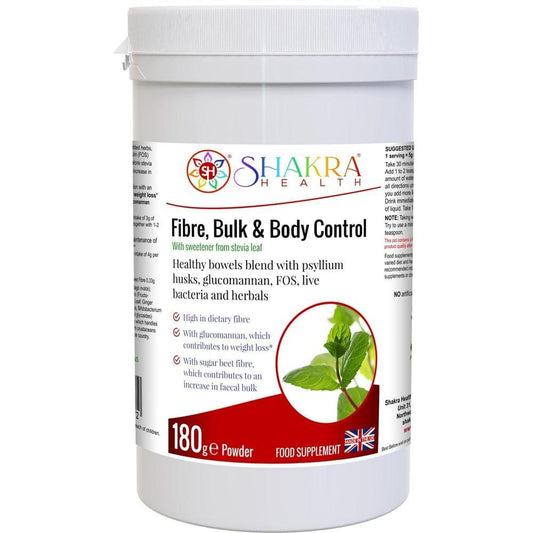 Buy Fibre, Bulk & Body Control by Shakra Health Supplements - at Sacred Remedy Online