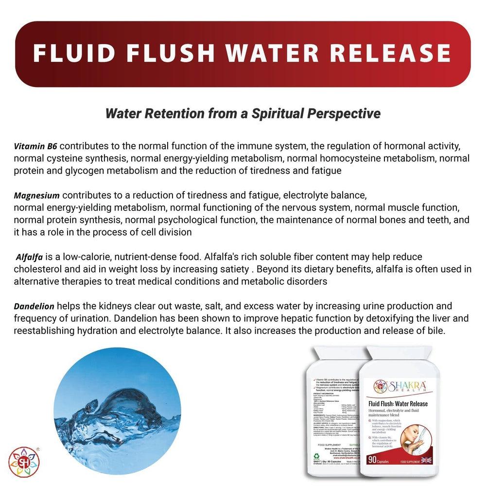 Buy Fluid Flush: Water Release | Fluid balance support and herbal diuretic - at Sacred Remedy Online