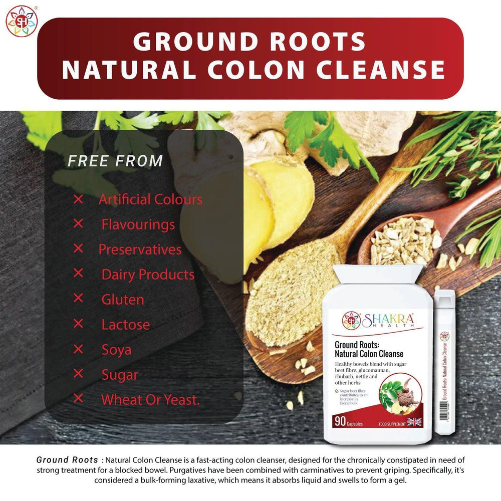 Buy Ground Roots: Natural Colon Cleanse | Herbal colon blend for bowels - at Sacred Remedy Online