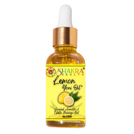Buy Lemon Flavoured Yoni Oil. Body Massage, Lubricate, Moisturise & PH Balance - Edible Yoni Oils for him, or her, not only taste & smell great, but make egg insertion a breeze & liven up your romantic moments. Get ready to feel confident & daring together (or alone!), with the perfect blend of oils designed to stimulate, soothe, nourish & revive dry / itchy skin. Let the blend work its magic & feel alive! at Sacred Remedy Online