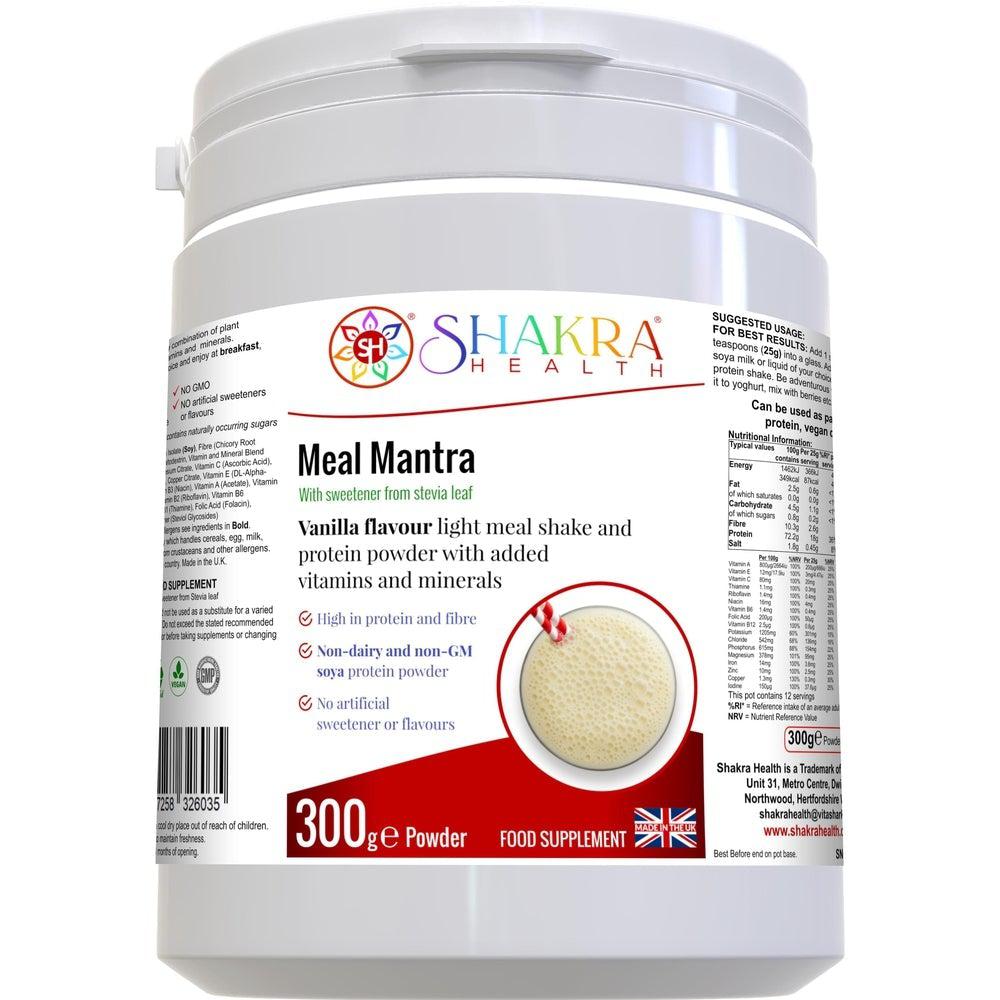 Buy Meal Mantra Vanilla Vegan Isolate Protein Powder | Shakra Health - at Sacred Remedy Online