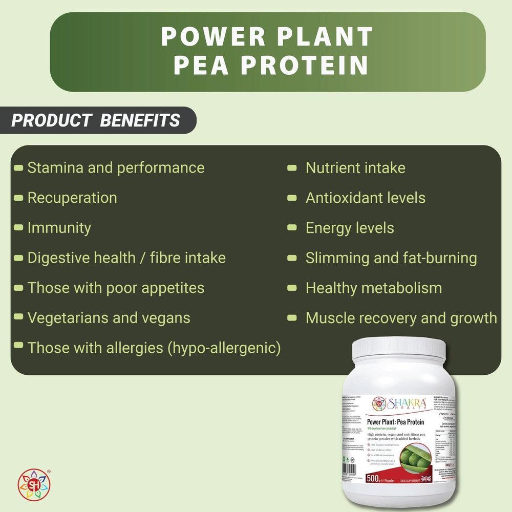 Buy Power Plant: Vegan Pea Protein Powder | Shakra Health - at Sacred Remedy Online