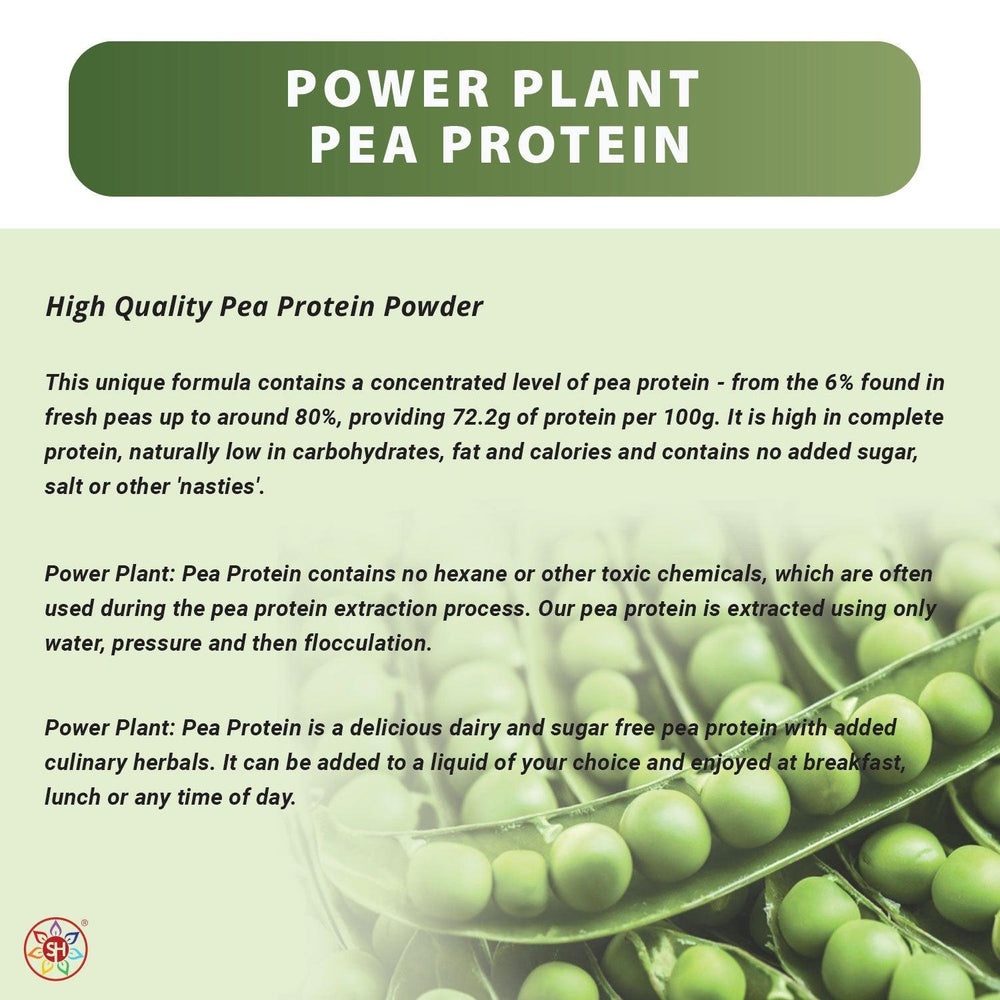 Buy Power Plant: Vegan Pea Protein Powder | Shakra Health - at Sacred Remedy Online