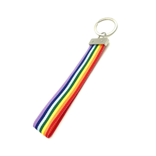 Buy Rainbow Nylon Keyring | Pride Accessories - at Sacred Remedy Online