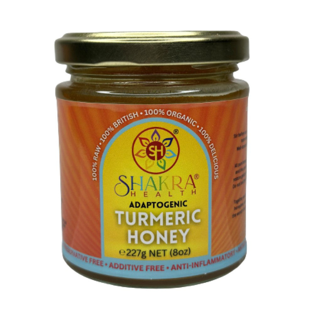 Buy Turmeric Infused Borage Honey Naturally Organic, Mild Smooth Raw - at Sacred Remedy Online
