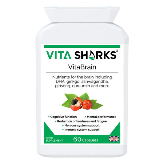 Buy VitaBrain | Health Supplement for the Brain | Stroke Therapy Recovery - A super-concentrated, powerful health supplement for the brain. A natural nootropic & nutritional cognitive enhancer, supporting focus, concentration, mental performance, memory recall & energy levels. Supports ability to think more clearly & provides valuable additional nutritional energy to your brain & body. at Sacred Remedy Online