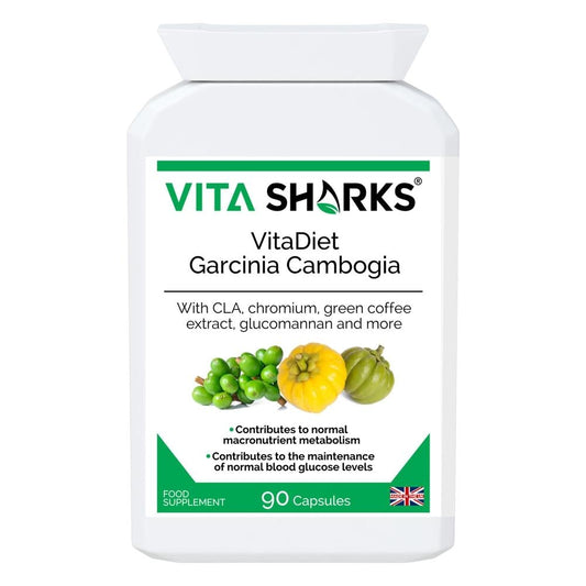 Buy VitaDiet Garcinia Cambogia | Trim Your Waistline Naturally - Love your new silhouette with VitaDiet Garcinia Cambogia! It's the perfect partner to help you shed those pesky love handles and get the most out of your diet and exercise routine. The powerful combination of carb-blocking ingredients may support to encourage your metabolism into motion, allowing you to experience maximal toning and shaping effects! at Sacred Remedy Online