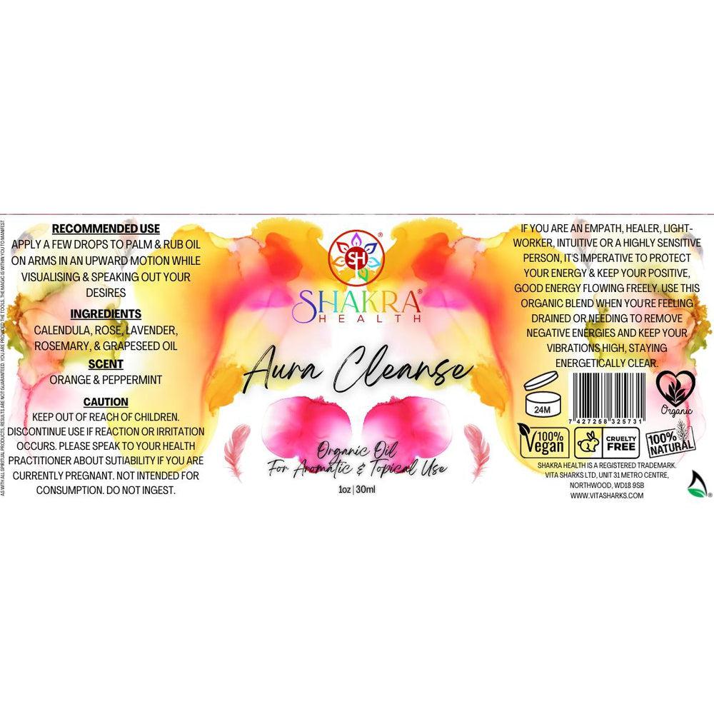 Buy Aura Cleanse Ritual Massage Oil | Vegan, Organic, Natural, Essential - Need a lift? Clear away negative energy and keep your vibrations high with Aura Cleanse. Perfect for Empaths, Healers, Light-workers, Intuitives, and Highly Sensitive People who need some serious energetic protection. Keep the good vibes flowing! at Sacred Remedy Online