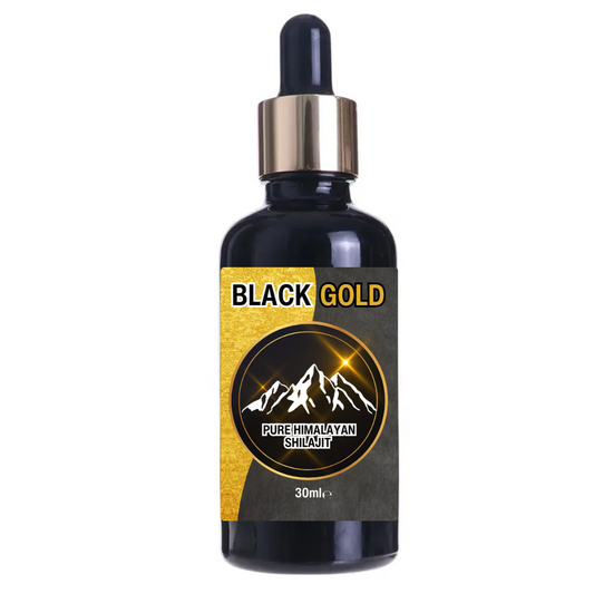 Buy Black Gold Himalayan Shilajit Liquid Drops [30ml] Maximum Potency at SacredRemedy.co.uk. Looking for quality Supplement? We stock Sacred Remedy: Premium fulvic acid & trace mineral food supplement. 100% Pure Extract; No fillers, No Binders, No Flow Agents. You can trust Black Gold Himalayan Shilajit, slightly higher in price than others on the market, because it is harvested ONLY at altitudes of 16,000ft or more in the HIMALAYAN mountains (Unlike cheaper alternatives which are from Siberia or Bhutan). O