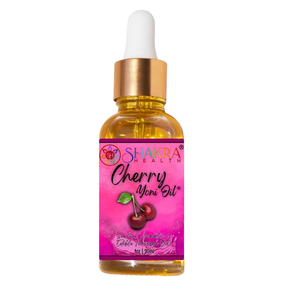 Buy Cherry Flavoured Yoni Oil. Massage, Balance PH Levels & Hygeine. at SacredRemedy.co.uk. Looking for quality Yoni Oil? We stock Shakra Health: Edible Yoni Oils for him, or her, not only taste & smell great, but make egg insertion a breeze & liven up your romantic moments. Get ready to feel confident & daring together (or alone!), with the perfect blend of oils designed to stimulate, soothe, nourish & revive dry / itchy skin. Let the blend work its magic & feel alive!