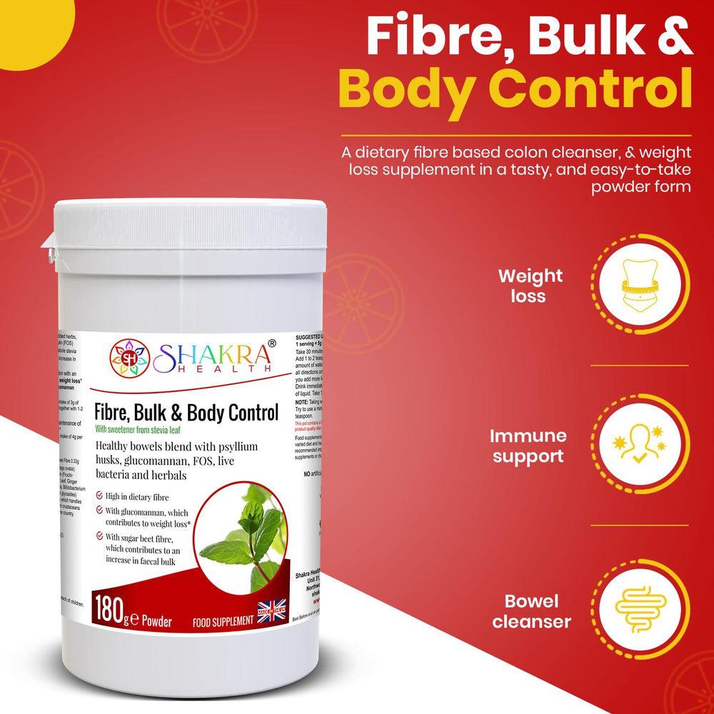 Buy Fibre, Bulk & Body Control by Shakra Health Supplements - at Sacred Remedy Online