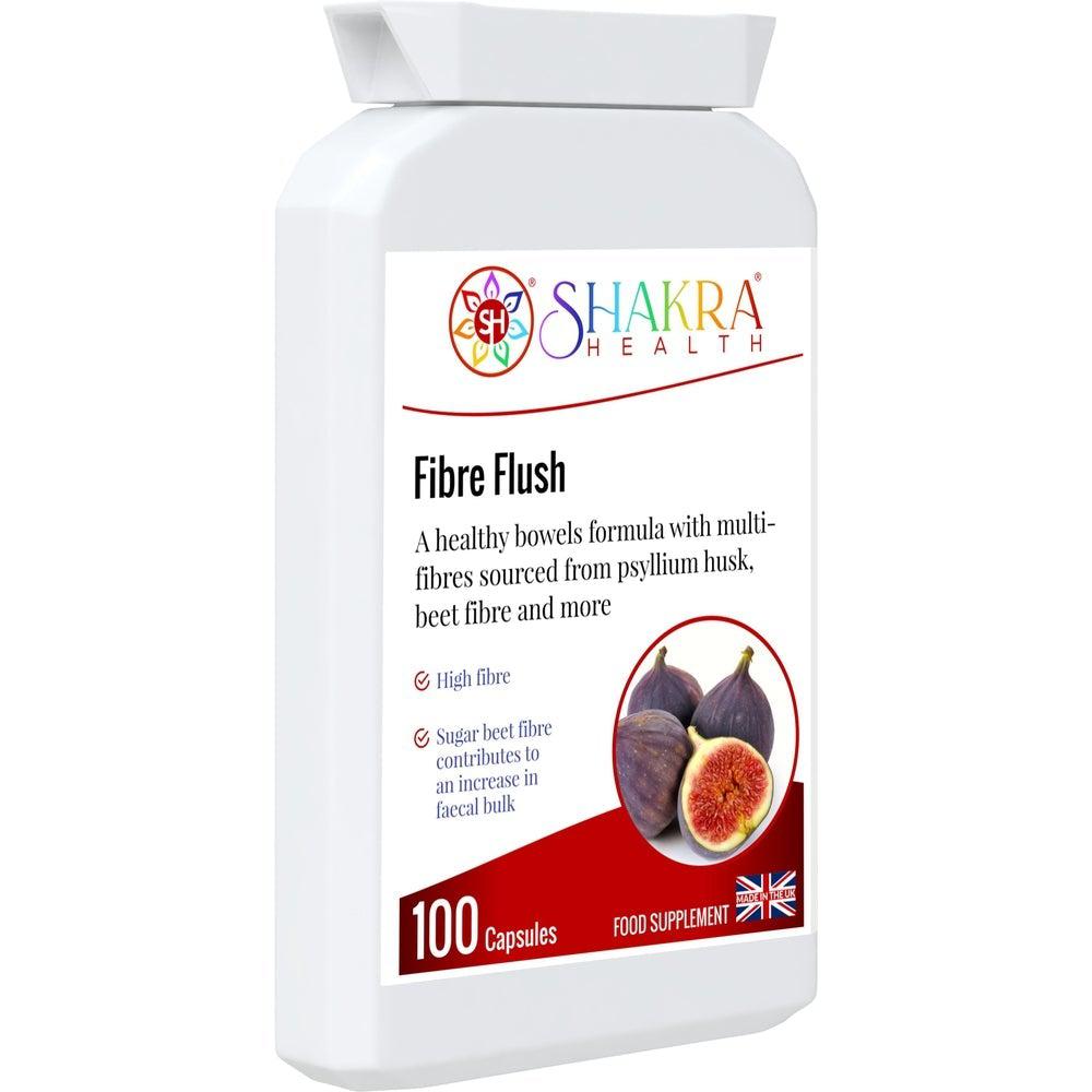 Buy Fibre Flush | Spirituality, Science & Supplements | Shakra Health at SacredRemedy.co.uk. Looking for quality Supplement? We stock Shakra Health Supplements: Gentle & natural constipation relief as well as other intestinal problems. A good source of soluble dietary fibre. Fibre is not absorbed by the body but passes through, adding bulk and water to stools and making them easier to pass.