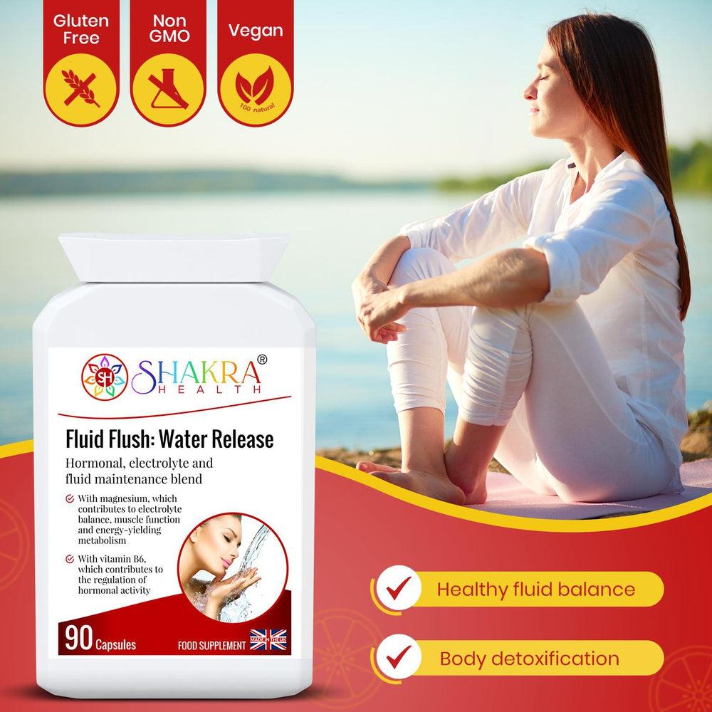 Buy Fluid Flush: Water Release | Fluid balance support and herbal diuretic at SacredRemedy.co.uk. Looking for quality Supplement? We stock Shakra Health Supplements: 