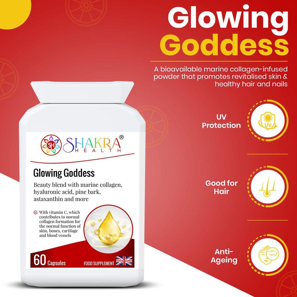 Buy Glowing Goddess Ultimate Marine Collagen Complex by Shakra Health Supplements - at Sacred Remedy Online