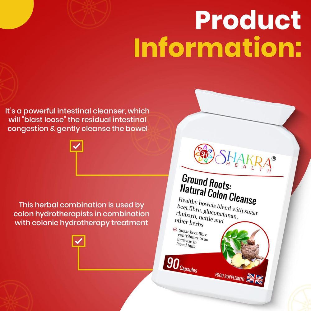Buy Ground Roots: Natural Colon Cleanse | Herbal colon blend for bowels at SacredRemedy.co.uk. Looking for quality Supplement? We stock Shakra Health Supplements: 
