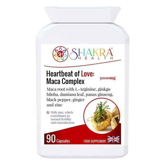 Buy Heartbeat of Love: Maca Complex | Sexual Health & Fertility Formula at SacredRemedy.co.uk. Looking for quality Supplement? We stock Shakra Health Supplements: Maca is an amazing spiritual superfood, growing at extremely high altitudes (7000ft and above) in the Peruvian Mountains. It’s very hardy, with powerful adaptogenic properties. An adapotgen is something that helps you cope in stressful situations – whether spiritually, physically, mentally and energetically.