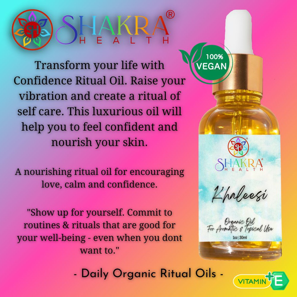 Buy Khaleesi Ritual Oil - Vegan, Organic, Natural - For the Queens at SacredRemedy.co.uk. Looking for quality Ritual Oils? We stock Shakra Health: 