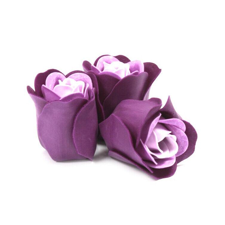 Buy Luxury Soap Flowers in Heart Box - Lavender Roses, Valentines Day Gift - The perfect addition to a relaxing romantic bath with a beautiful aroma! They almost look like real flowers! Enjoy colourful water & great scent. A thoughtful & meaningful gift for your love on Valentine's Day, Mother's Day, Christmas, Anniversary, Birthday etc. It leaves your skin soft, silky & smelling wonderfully fresh. These Bath Flowers are a stunning gift, sure to delight. at Sacred Remedy Online