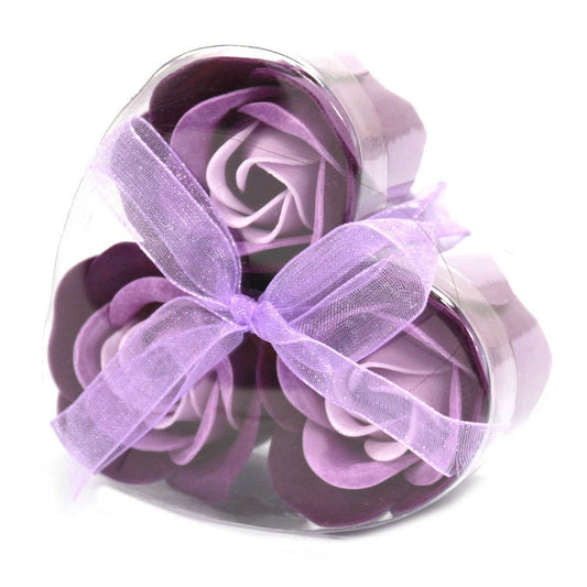 Buy Luxury Soap Flowers in Heart Box - Lavender Roses, Valentines Day Gift at SacredRemedy.co.uk. Looking for quality Bath Salts? We stock Sacred Remedy: The perfect addition to a relaxing romantic bath with a beautiful aroma! They almost look like real flowers! Enjoy colourful water & great scent. A thoughtful & meaningful gift for your love on Valentine's Day, Mother's Day, Christmas, Anniversary, Birthday etc. It leaves your skin soft, silky & smelling wonderfully fresh. These Bath Flowers are a stunning
