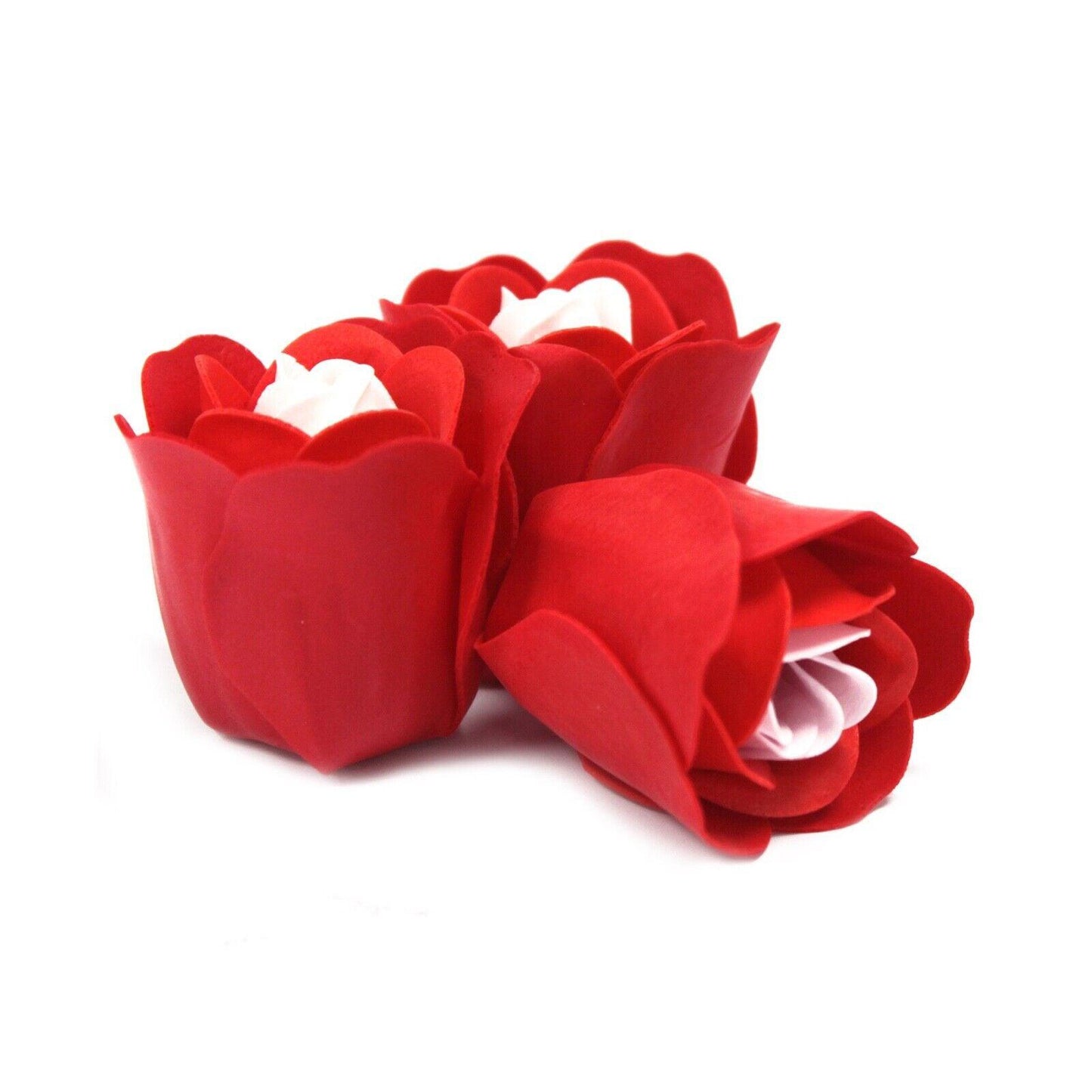 Buy Luxury Soap Flowers in Heart Box - Red Roses, Valentines Day Gifts - The perfect addition to a relaxing romantic bath with a beautiful aroma! They almost look like real flowers! Enjoy colourful water & great scent. A thoughtful & meaningful gift for your love on Valentine's Day, Mother's Day, Christmas, Anniversary, Birthday etc. It leaves your skin soft, silky & smelling wonderfully fresh. These Bath Flowers are a stunning gift, sure to delight. at Sacred Remedy Online