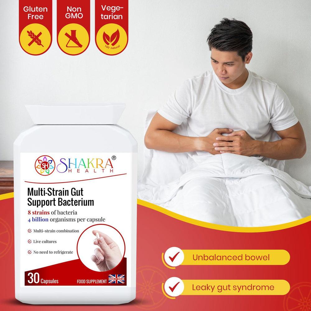 Buy Multi-Strain Gut Support Bacterium by Shakra Health Supplements - at Sacred Remedy Online