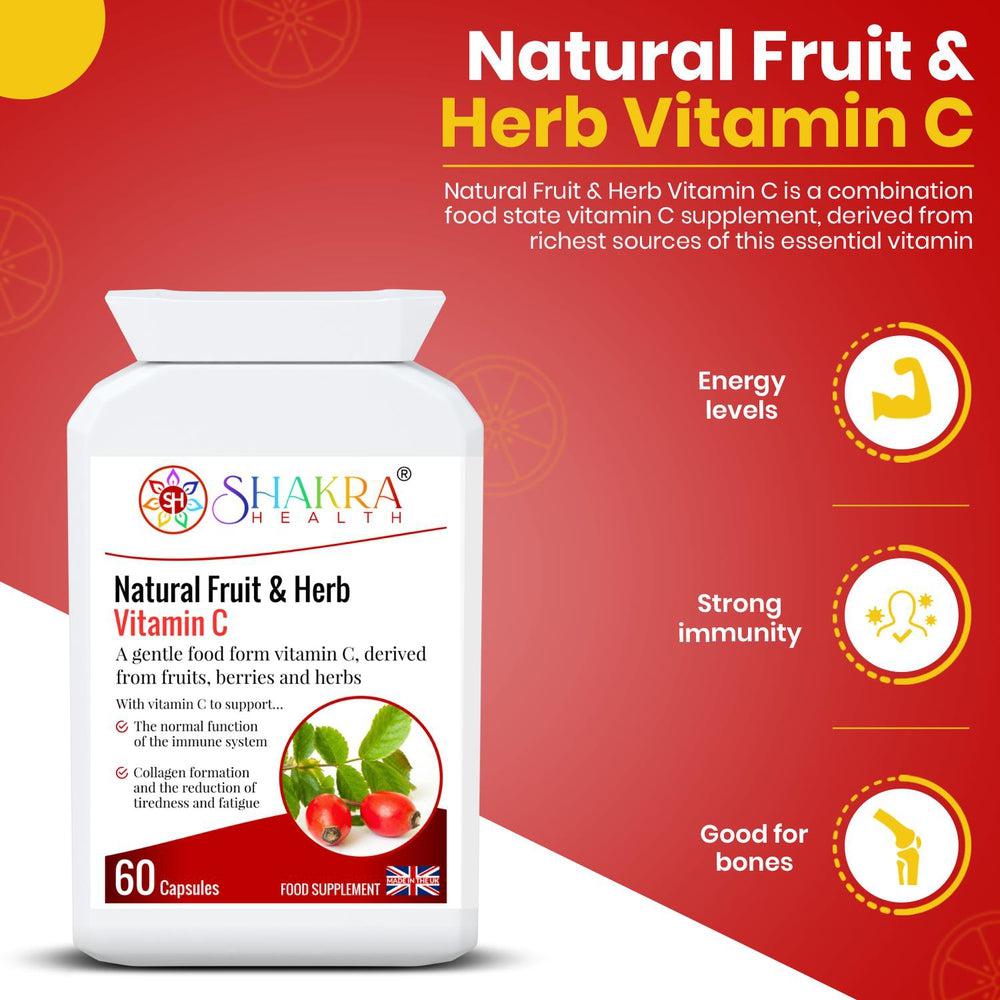 Buy Natural Fruit & Herb Vitamin C | Essential for Optimum Health at SacredRemedy.co.uk. Looking for quality Supplement? We stock Shakra Health Supplements: 