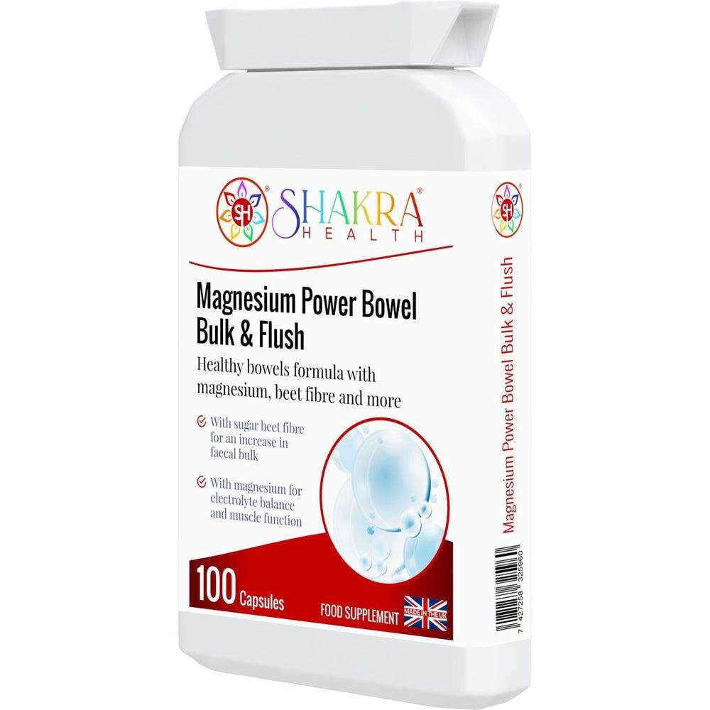 Buy Power Bowel Bulk & Flush | Hydrating Formula to Support Faecal Bulk - Magnesium based Hydrating Formula to Support Faecal Bulk & Bowel Function | Shakra Health at Sacred Remedy Online