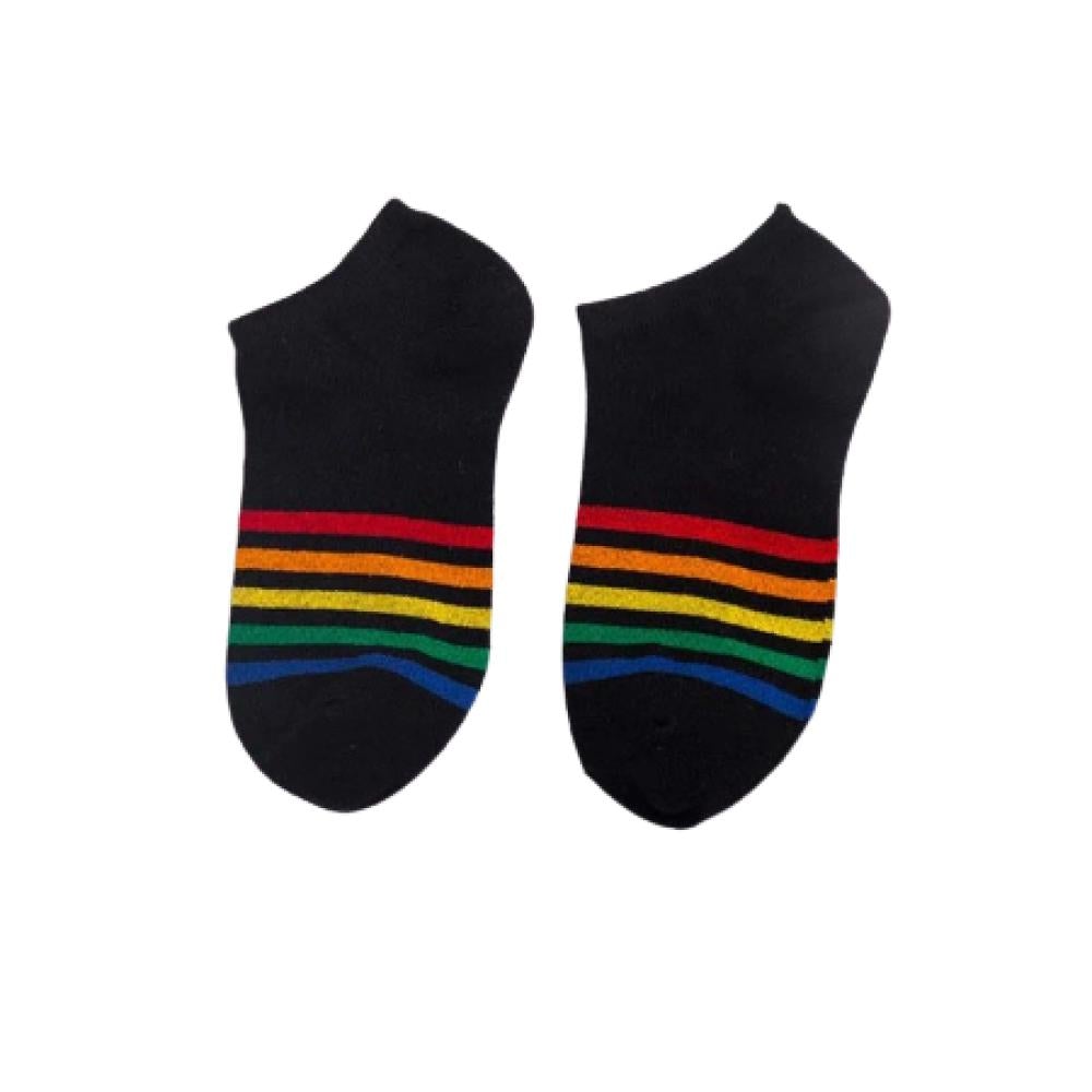 Buy Pride Stripe Cotton Ankle Socks | Subtle LGBT Visibility | Vita Sharks at SacredRemedy.co.uk. Looking for quality Socks? We stock Sacred Remedy: 
