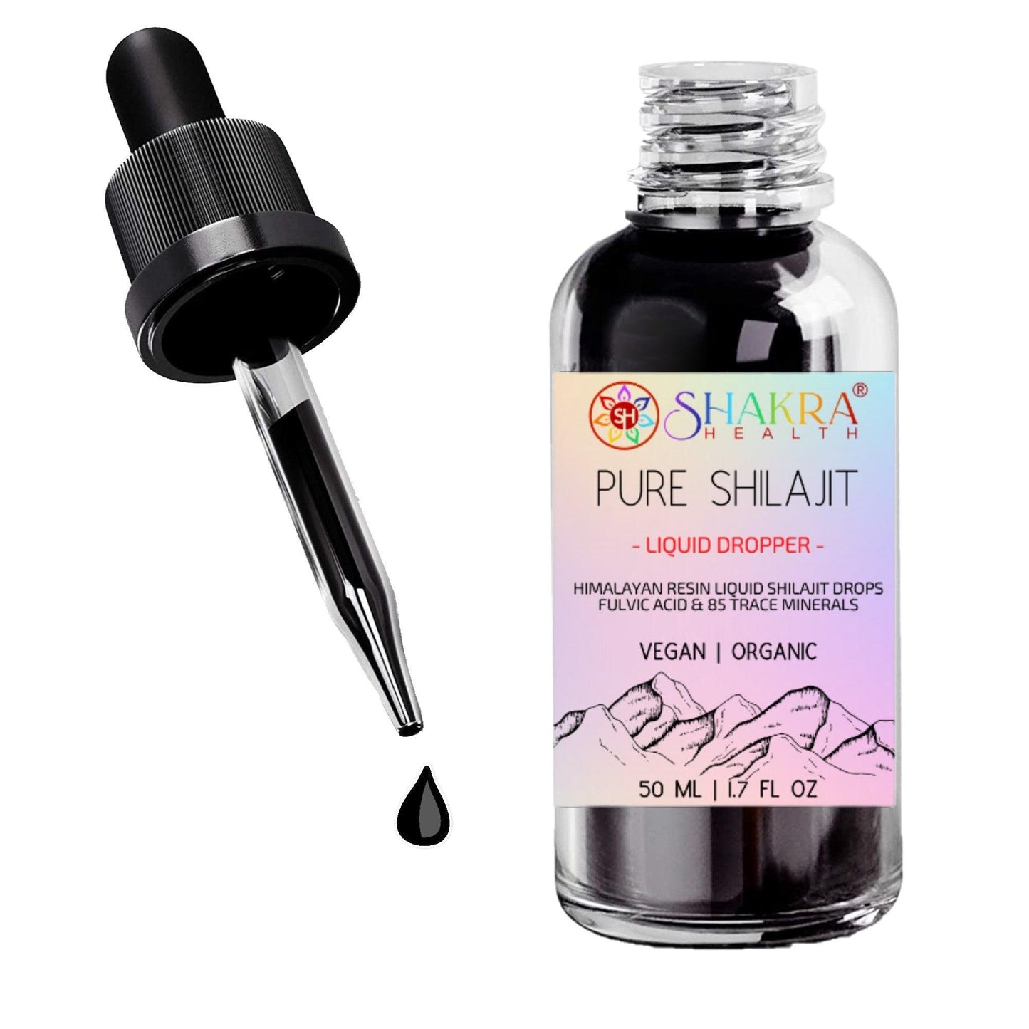Buy Pure Himalayan Shilajit Liquid Drops Natural Trace Minerals & Fulvic Acid Complex - Discover powerful health benefits with Pure Himalayan Shilajit Liquid Drops! Bursting with essential nutrients for metabolism, energy, and wellbeing, this natural supplement is your secret to optimal health. Unleash your potential, take the challenge, and feel the power of Shilajit! at Sacred Remedy Online