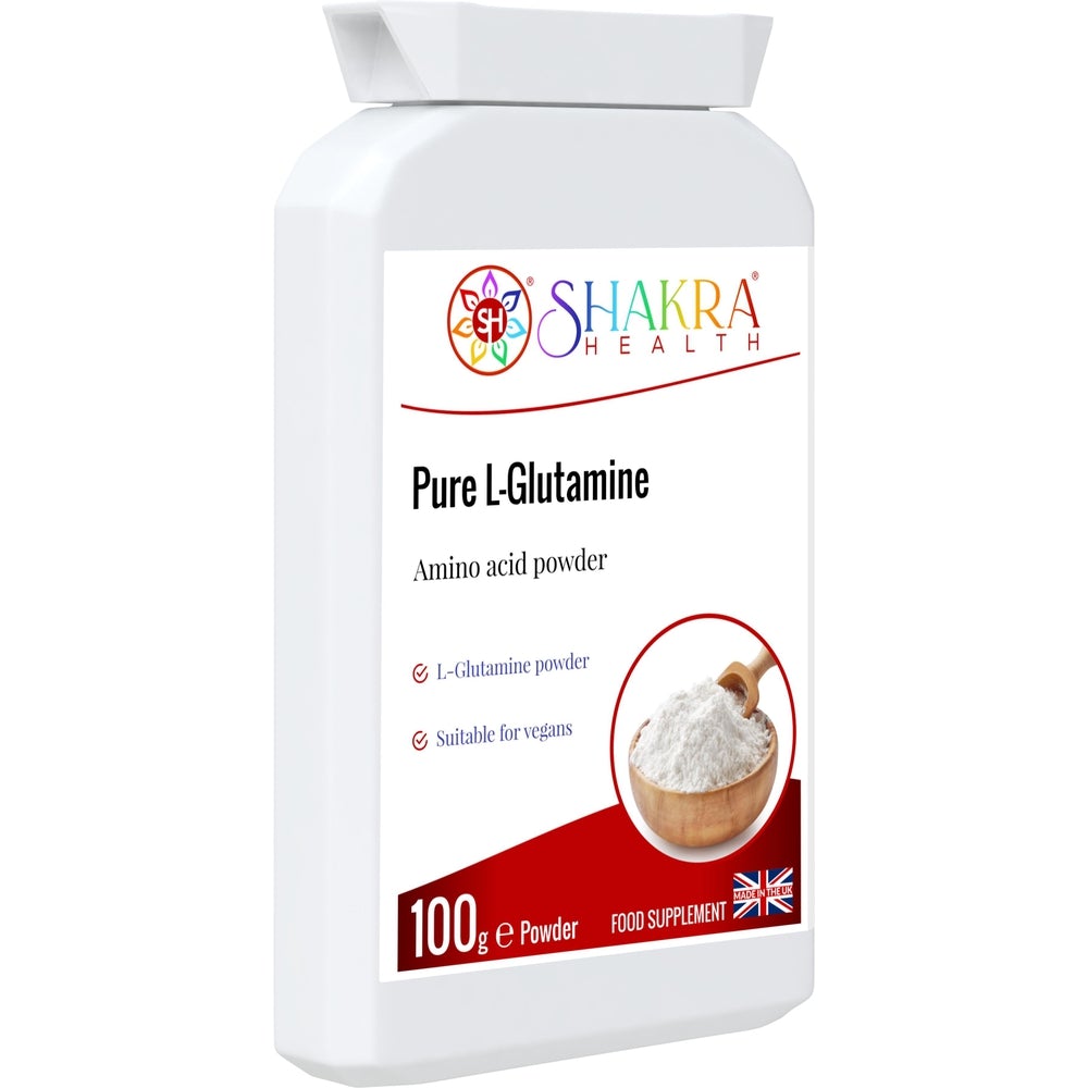 Buy Pure L-Glutamine Pure amino acid powder at SacredRemedy.co.uk. Looking for quality Supplement? We stock Shakra Health Supplements: 