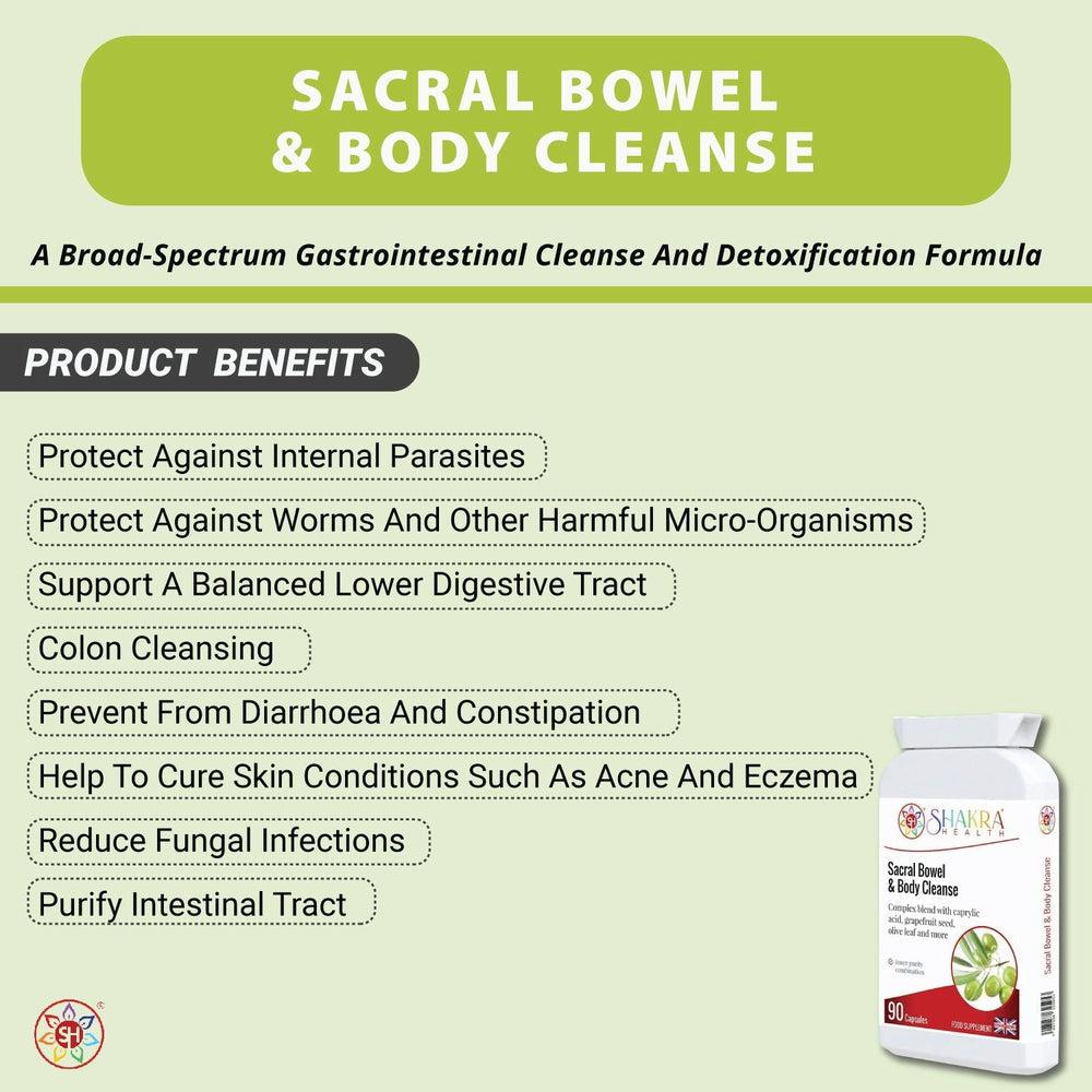 Buy Sacral Bowel & Body Cleanse | Gastrointestinal cleanse support at SacredRemedy.co.uk. Looking for quality Supplement? We stock Shakra Health Supplements: 
