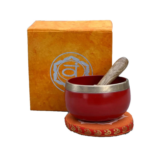 Buy Sacral Chakra Singing Bowl Gift Set for Meditation & Sound Therapy - at Sacred Remedy Online
