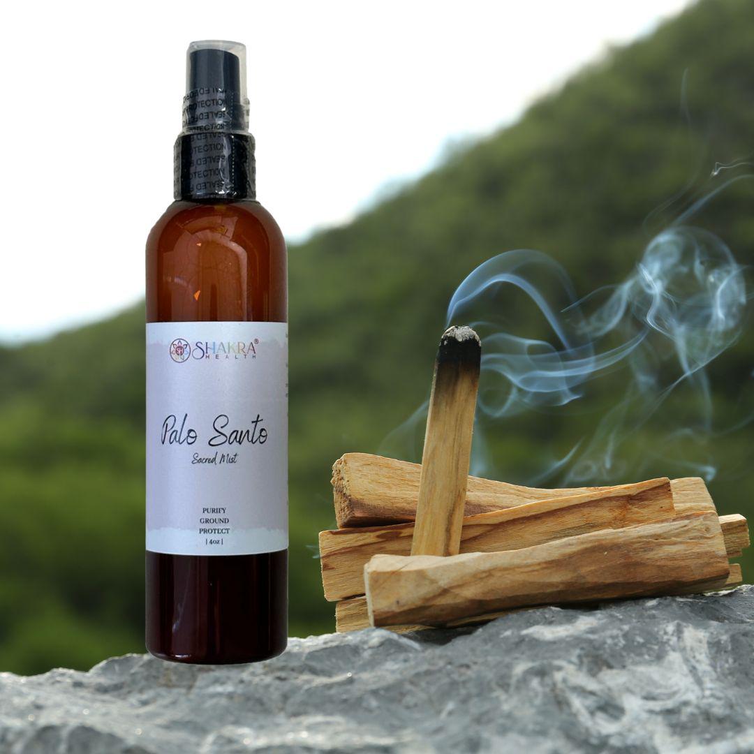 Buy Sacred Mist Palo Santo Smudge Spray (Holy Wood) Liquid Incense - Sensitive to smoke? We have the answer.. Palo Santo Smoke Free Smudge Spray to Purify + Protect Cleanse & Protect mist spray, because it's not always appropriate to use a true burning smoke smudge, whether it's a location where naked flames would be dangerous or not permitted, being around people who are sensitive to smoke in the air or simply due to time limitations. Our mist spray smudge is a use anywhere alternative to traditional smoke