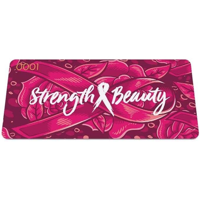 Buy Strength & Beauty - Inspirational Collectors Bracelet ZOX LA - For breast cancer awareness month: Strength & Beauty, Uplifting & Inspirational Quote, Reversible Stretch Wristband Bracelet from ZOX LA with Unique Numbered Collectors Card. Gift Idea for Encouragement & Positivity About this item Super soft and stretchy elastic wristbands made from Recycled Water Bottles at Sacred Remedy Online
