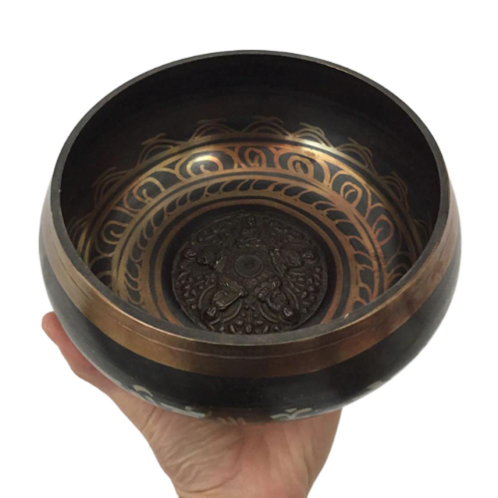 Buy Tibetan Singing Bowl with Wooden Striker for Meditation & Yoga - at Sacred Remedy Online