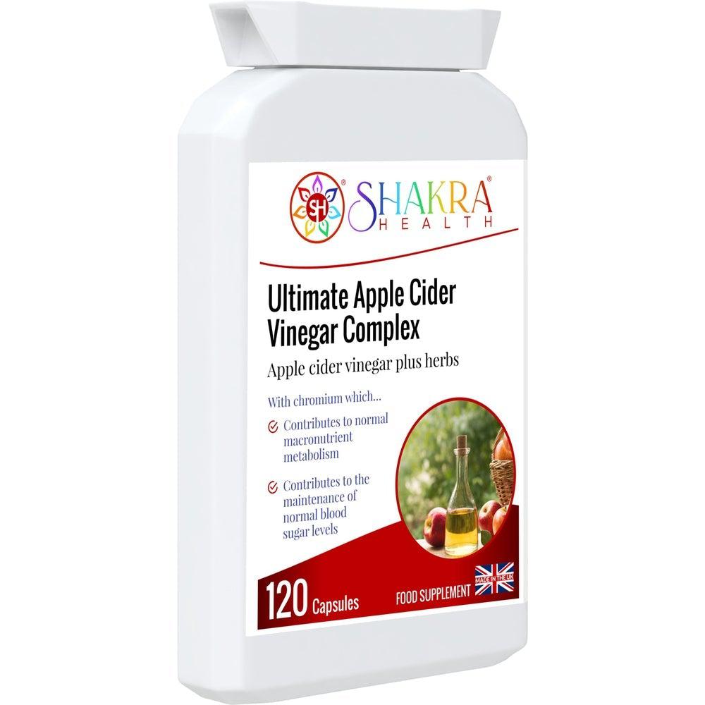Buy Ultimate Apple Cider Vinegar Complexby Shakra Health Supplements - One of the most powerful and potent health tonics in the world is apple cider vinegar. There is a plethora of apple cider vinegar healing benefits. at Sacred Remedy Online