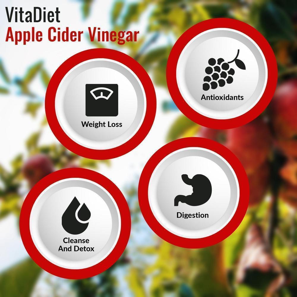 Buy VitaDiet Apple Cider Vinegar | Vita Sharks UK - Constipation can leave you feeling bloated and heavy, while eliminating waste obviously leaves you feeling lighter. Adding apple cider vinegar to your daily (and particularly morning) routine, can help to get sluggish bowels moving and promote regularity, helping to cleanse the digestive system ready for a new day. This is because apple cider vinegar is a source of pectin, a type of soluble fibre which is found in apples. at Sacred Remedy Online